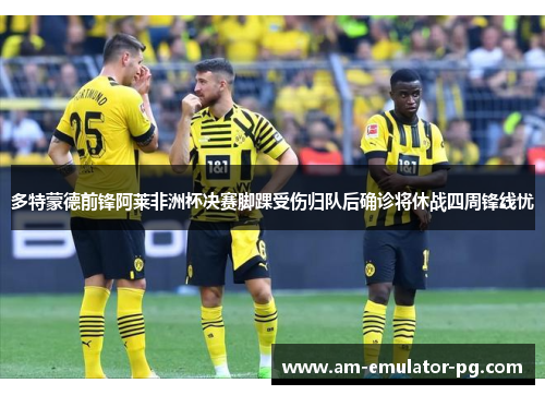 多特蒙德前锋阿莱非洲杯决赛脚踝受伤归队后确诊将休战四周锋线忧 多特蒙德前锋阿莱非洲杯决赛脚踝受伤归队后确诊将休战四周锋线忧